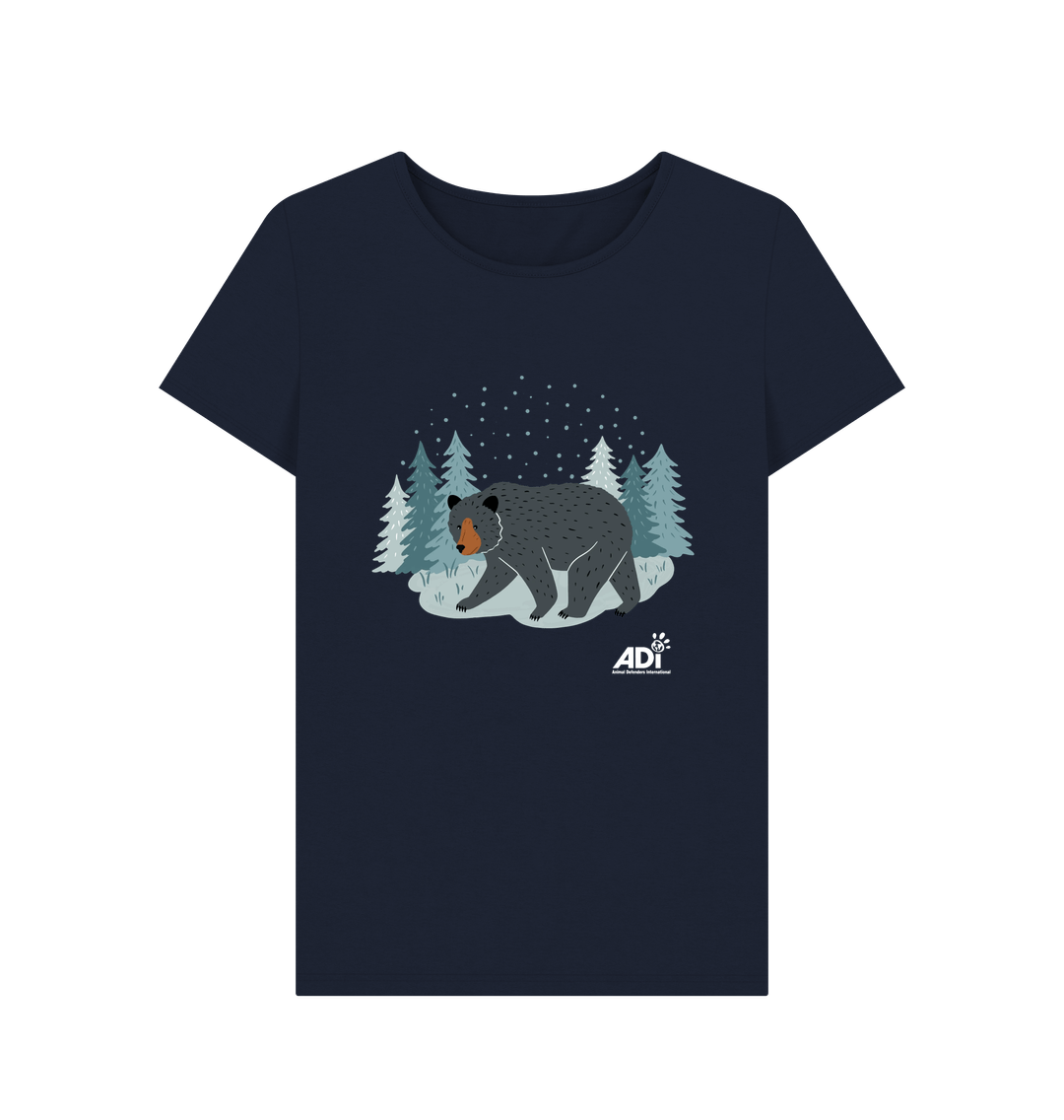 Navy Blue Printed T-shirt