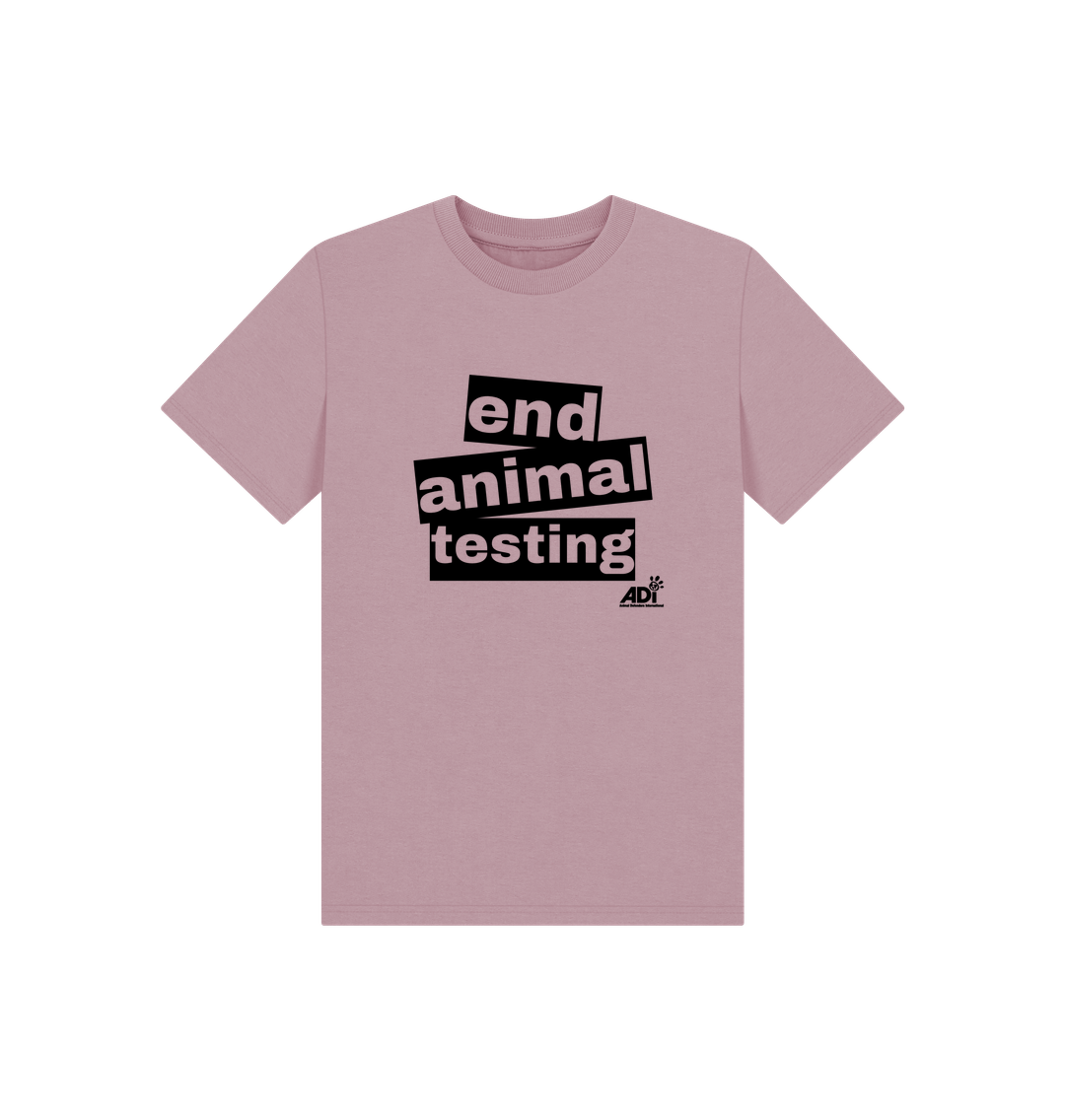 Mauve Printed Kids T-Shirt