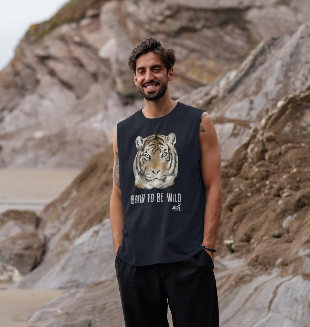 Born To Be Wild Dark Men's Tank Top