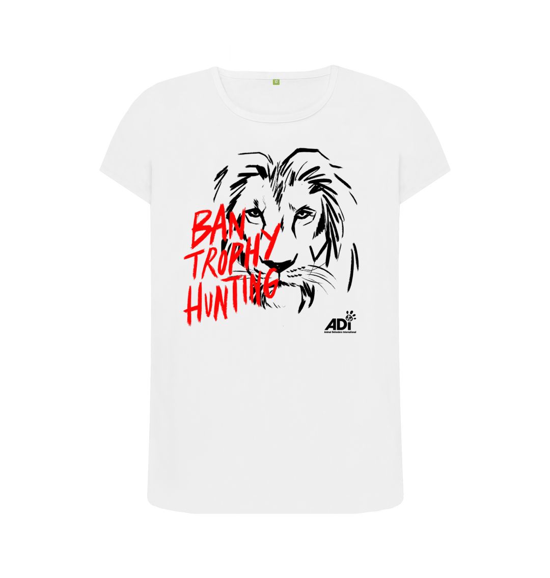 White Ban Trophy Hunting Women's Top
