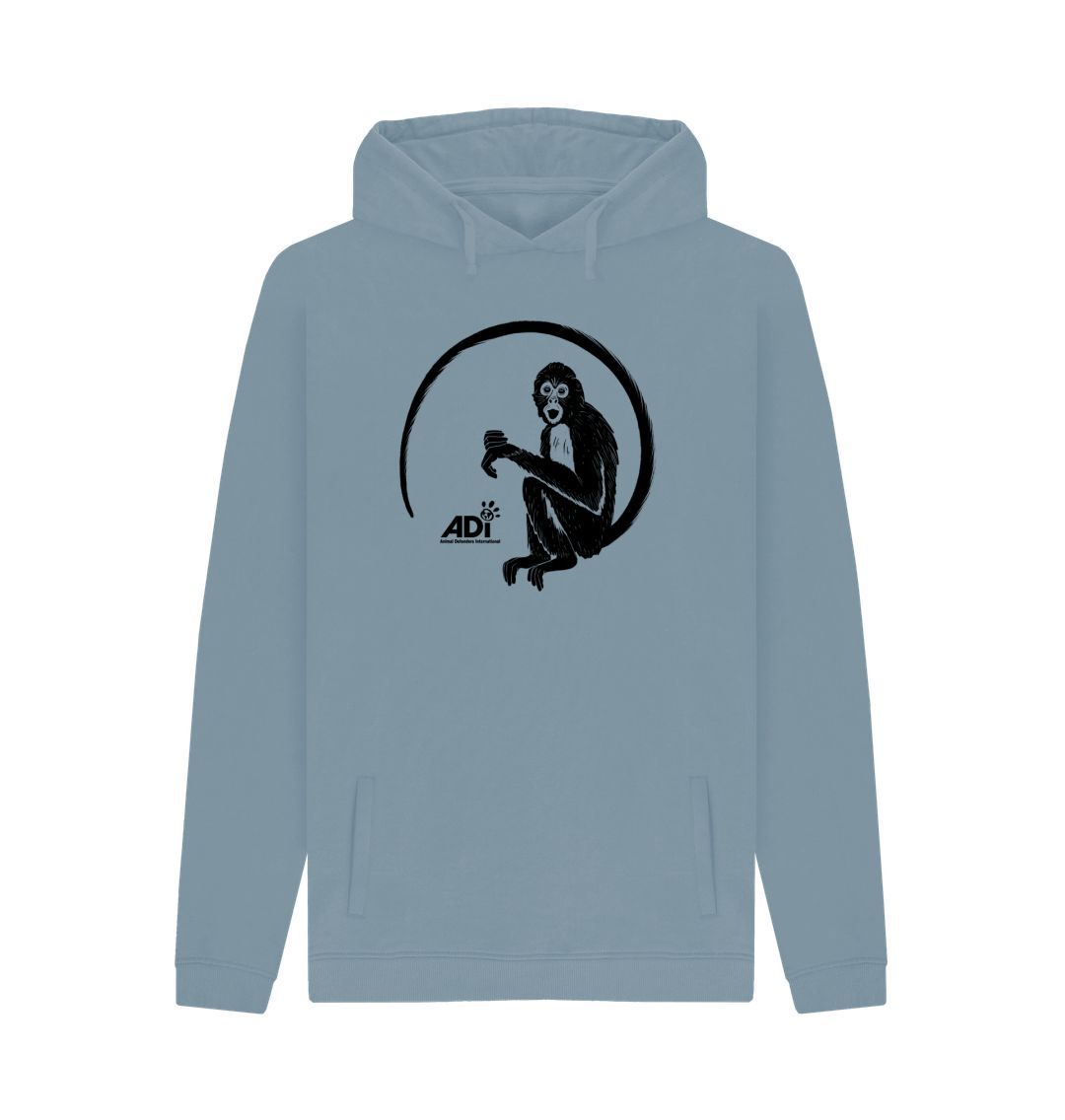 Stone Blue Spider Monkey Men's Hoody