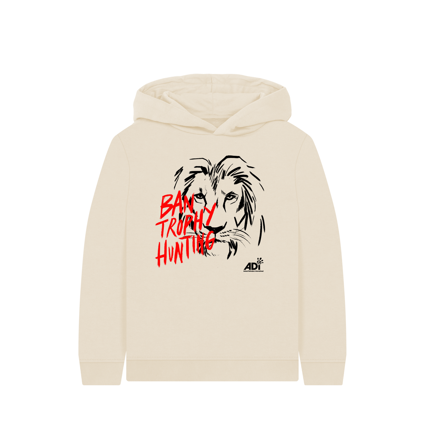 Oat Printed Kids Hoodie Front