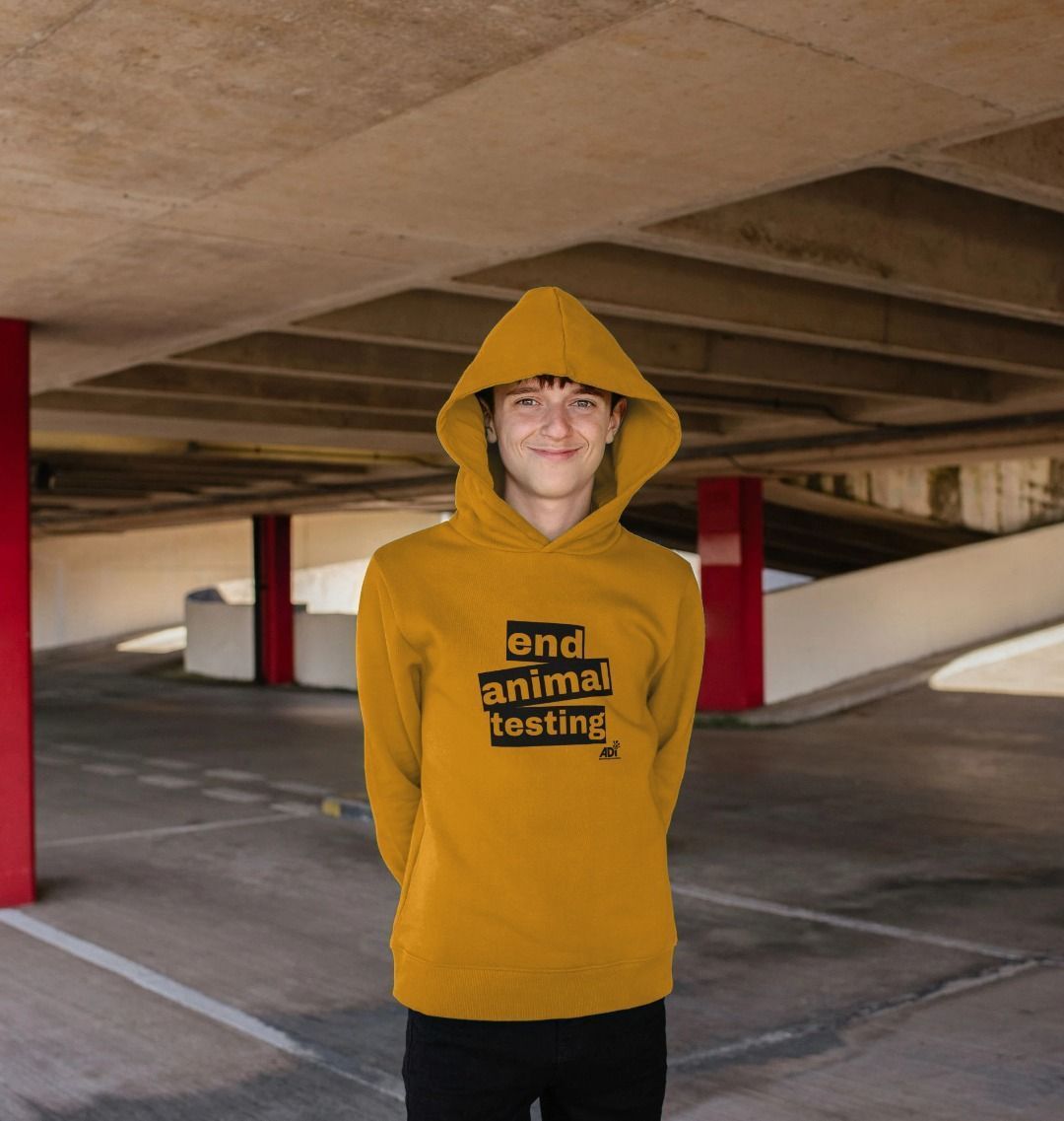End Animal Testing Kids Hoody