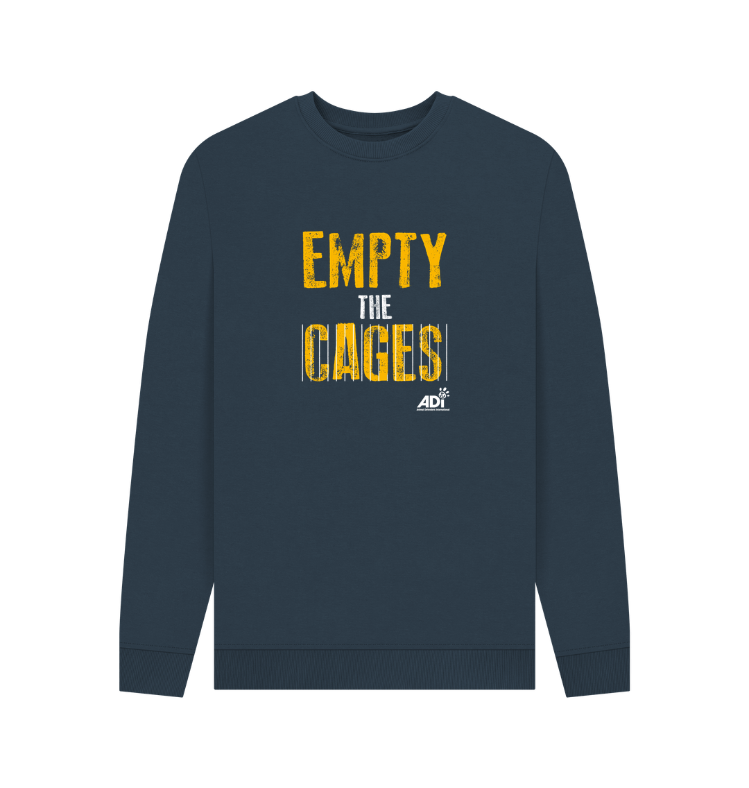 Navy Blue Printed Sweater