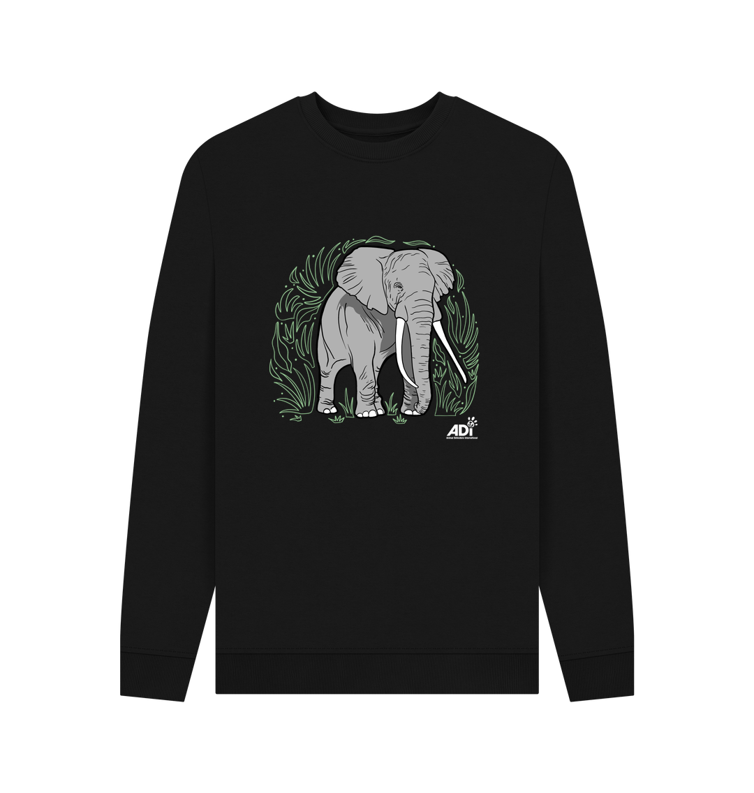 Black Printed Sweater