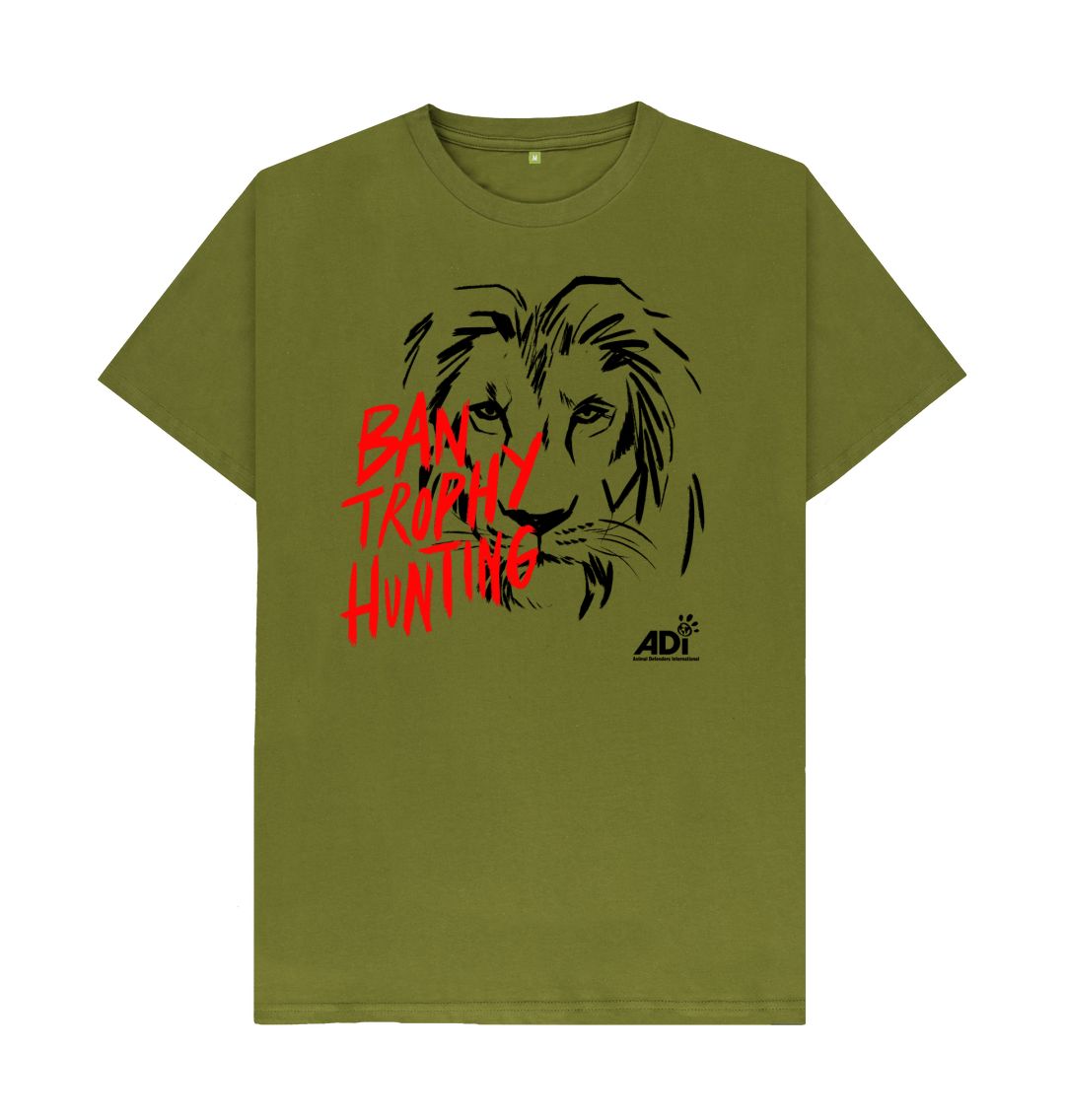 Moss Green Ban Trophy Hunting Men's T-Shirt