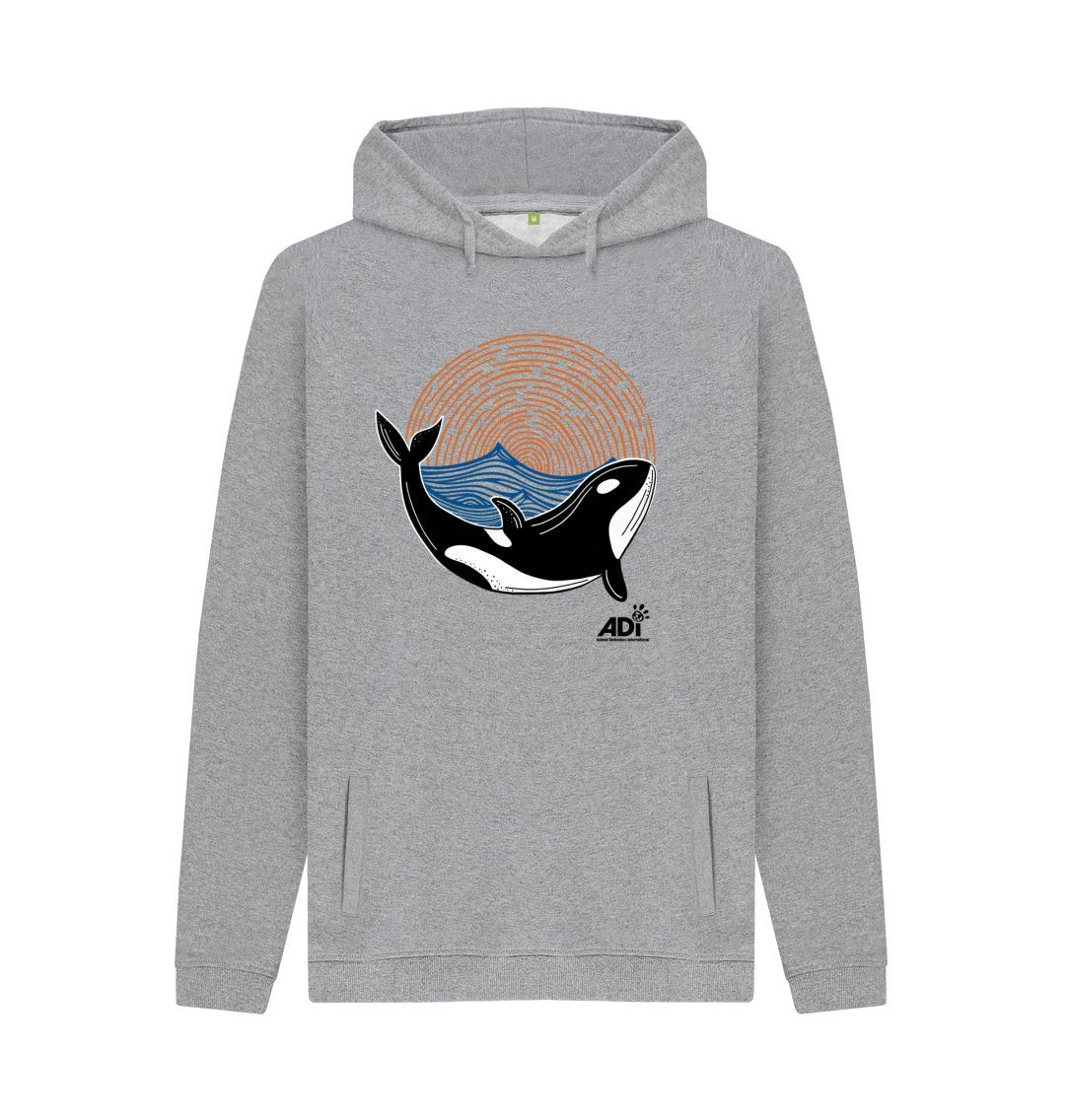 Light Heather Orca Men's Hoody