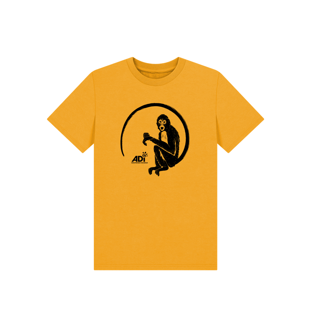 Mustard Printed Kids T-Shirt