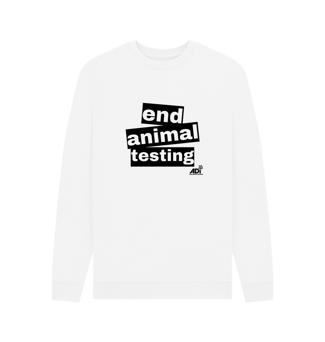 White Printed Sweater