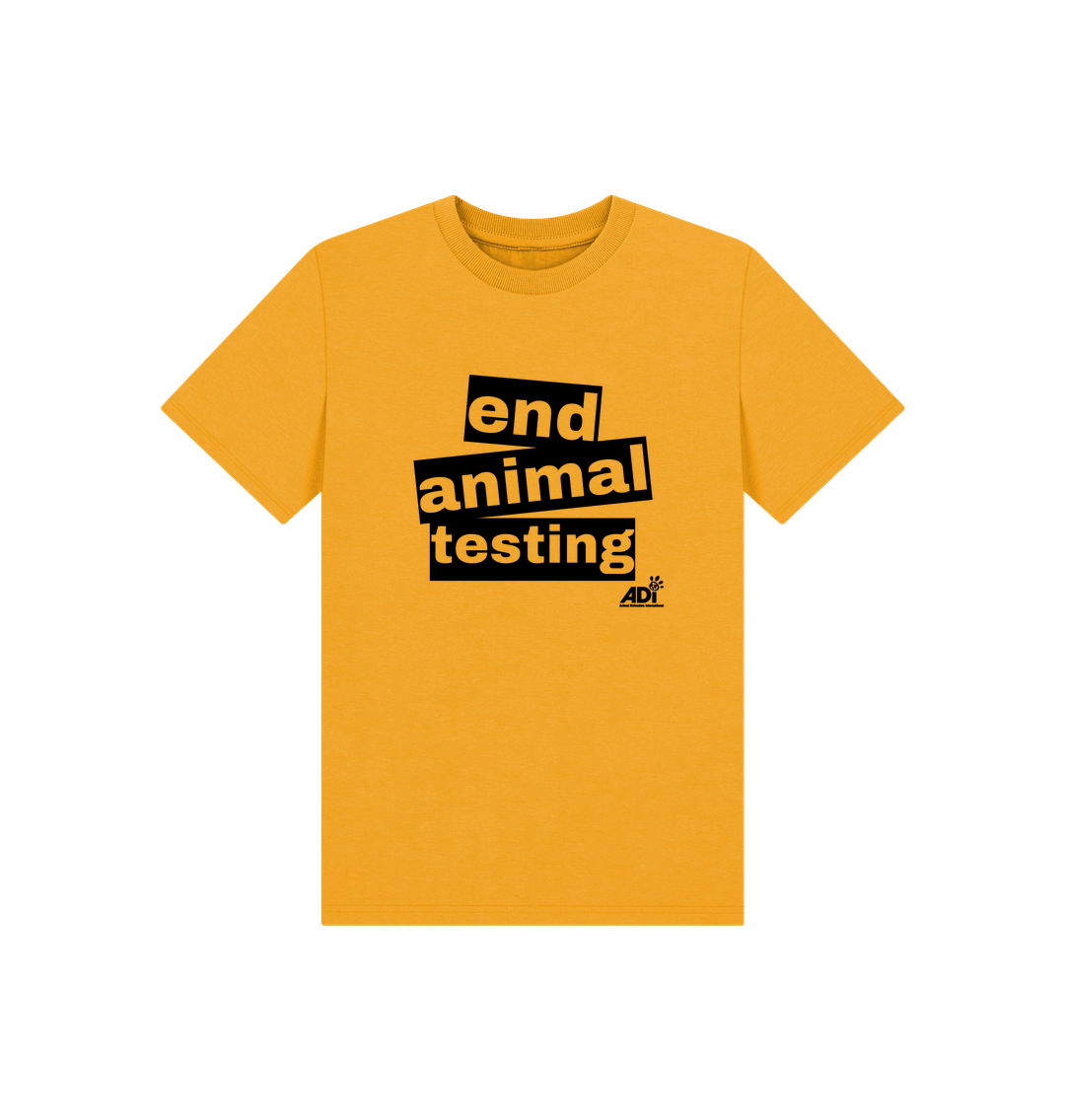 Mustard Printed Kids T-Shirt