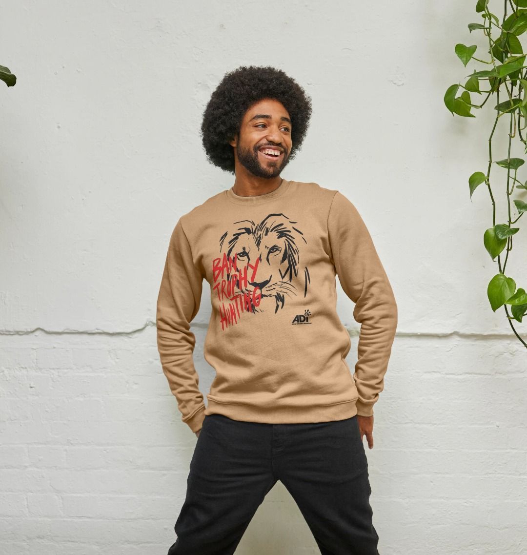 Ban Trophy Hunting Men's Sweatshirt