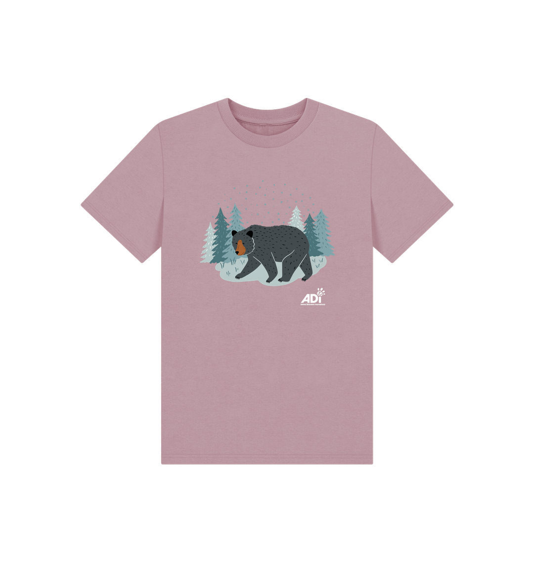 Mauve Printed Kids T-Shirt