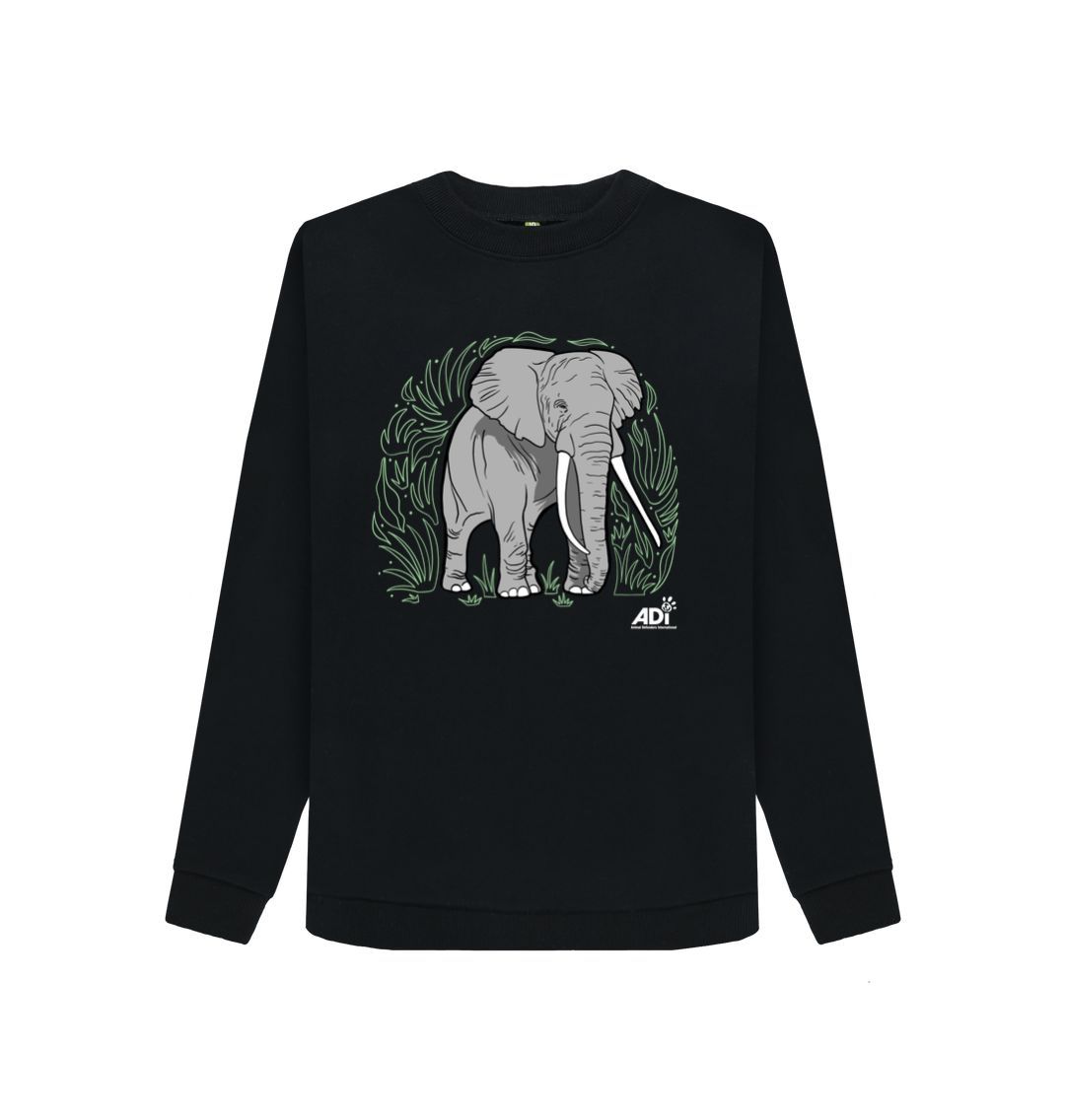 Black Elephant Women's Jumper