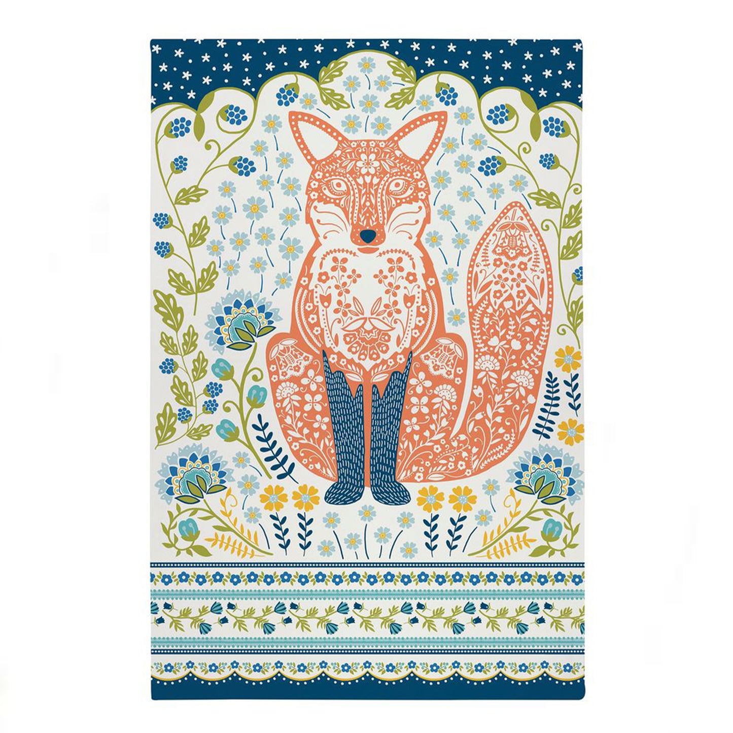Tea towel Woodland Fox