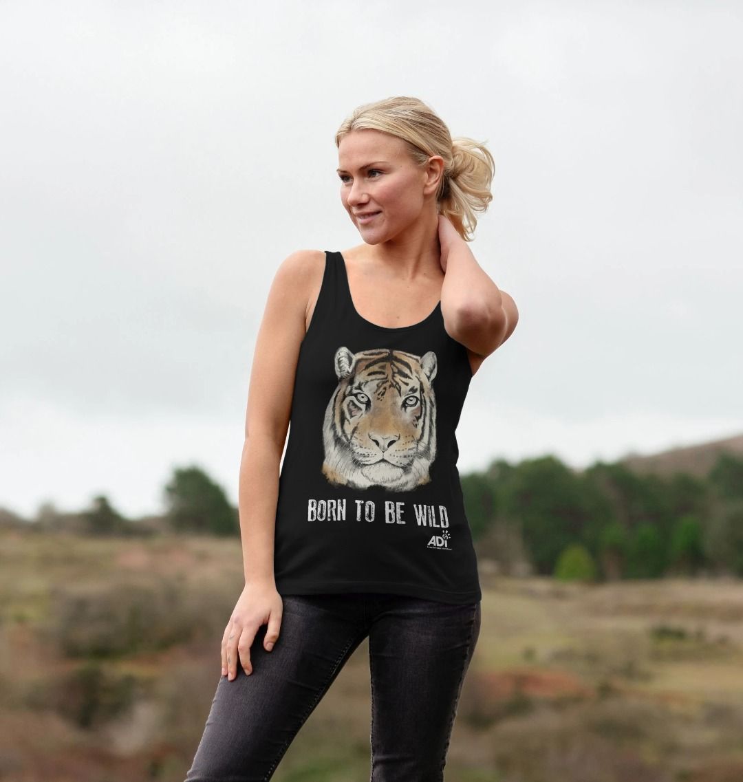 Born To Be Wild Dark Women's Vest Top