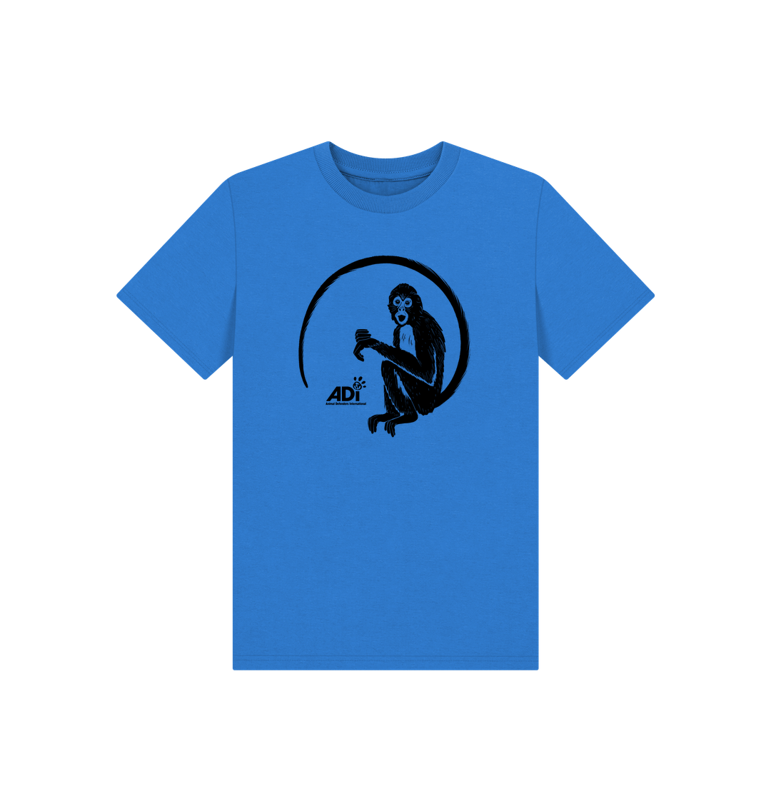 Bright Blue Printed Kids T-Shirt