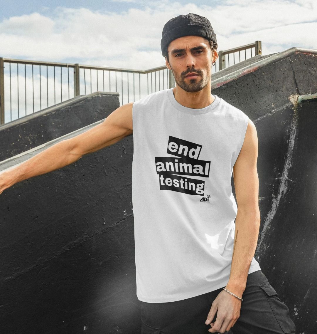 End Animal Testing Men's Tank Top