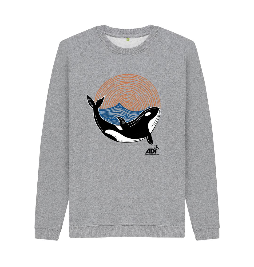 Light Heather Orca Men's Sweater