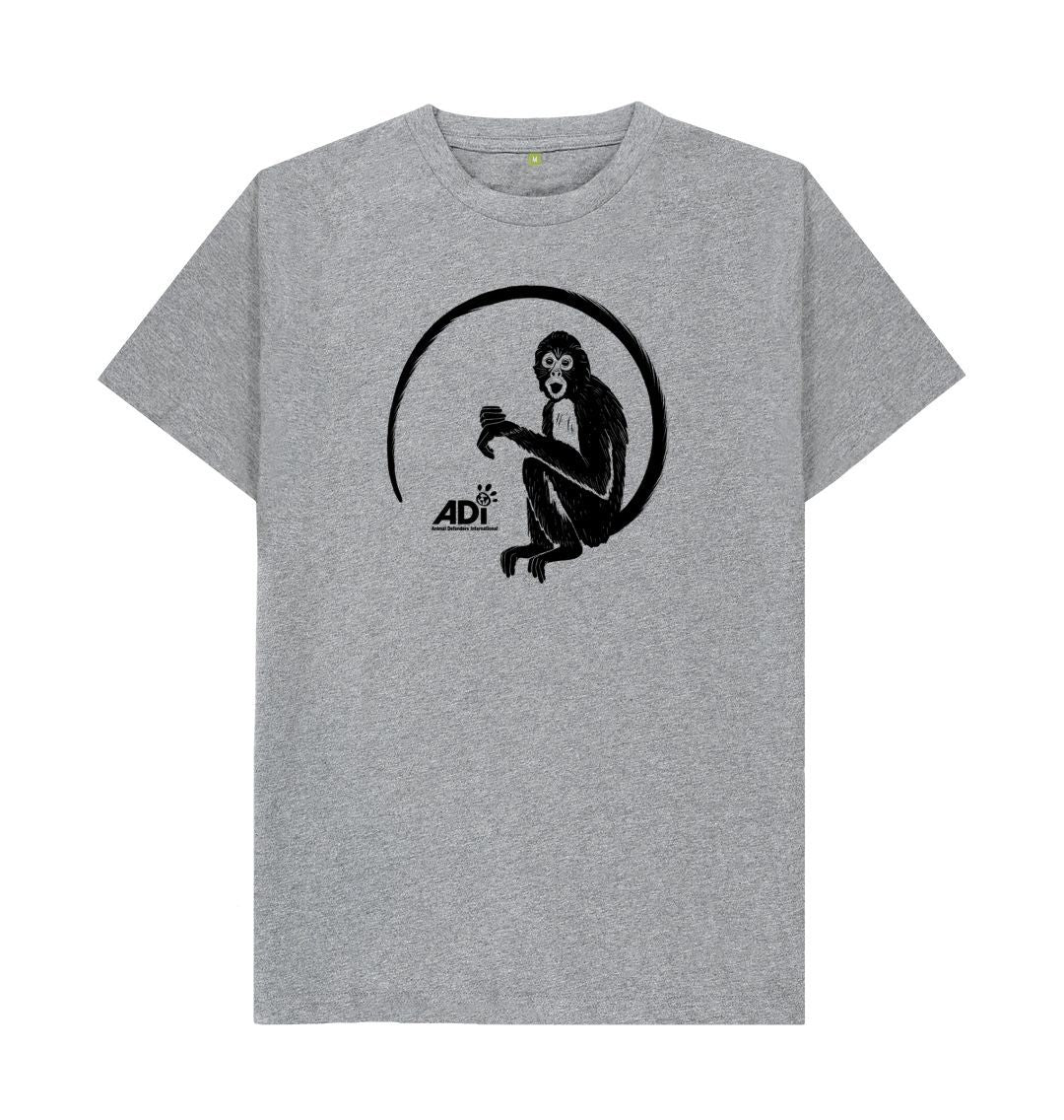 Athletic Grey Spider Monkey Men's T-shirt