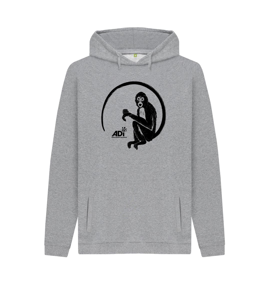 Light Heather Spider Monkey Men's Hoody