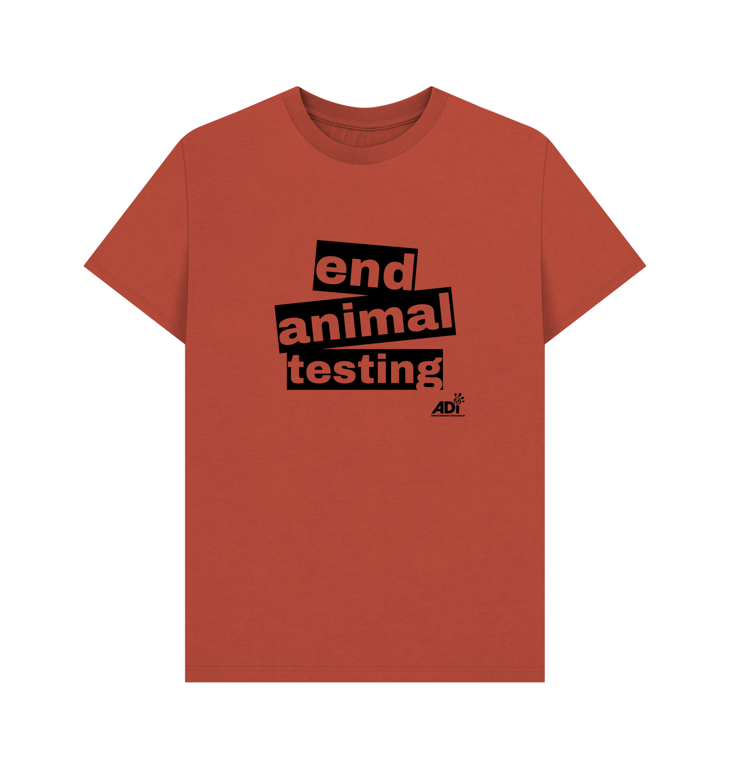 Rust Printed T-shirt Front