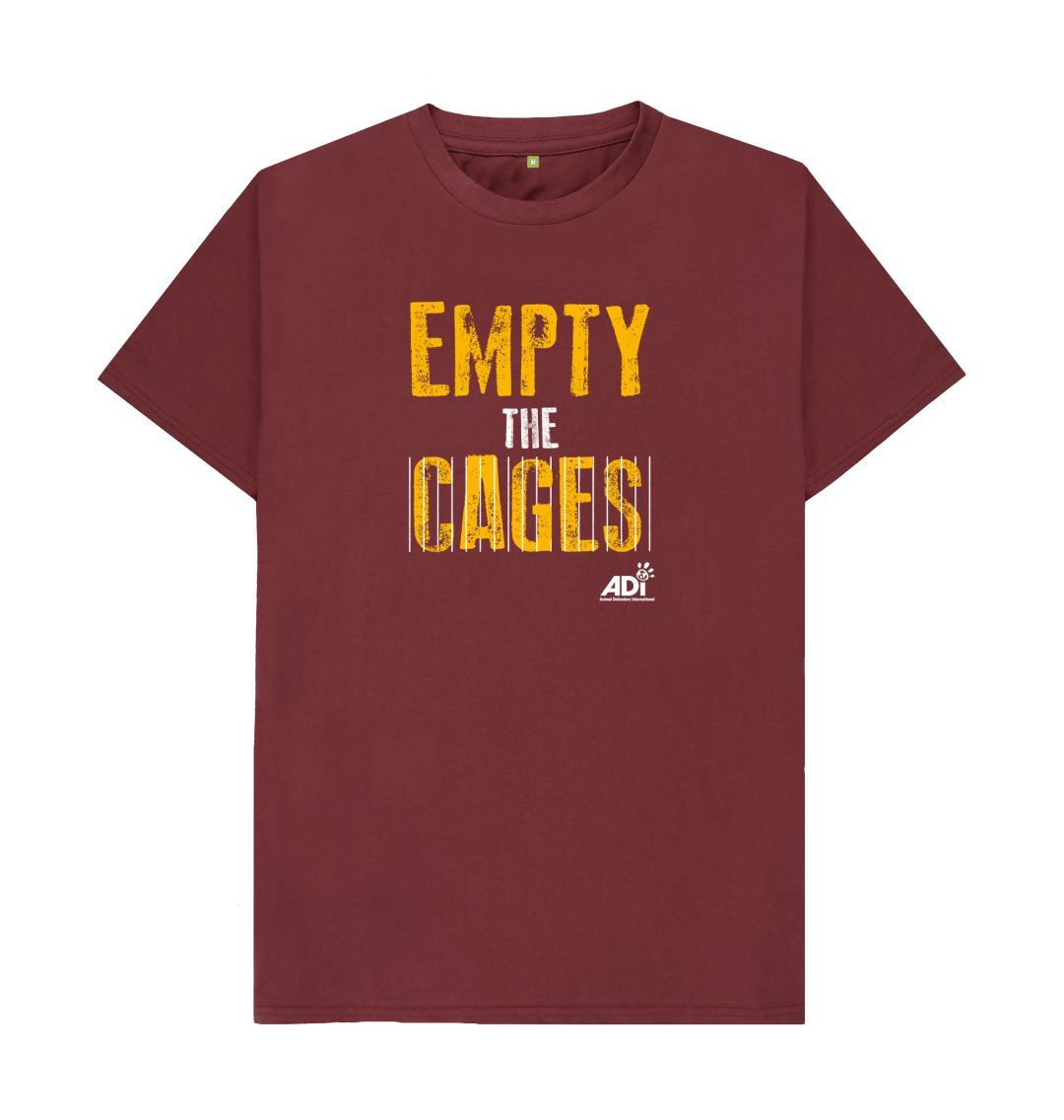Red Wine Empty The Cages Men's T-Shirt