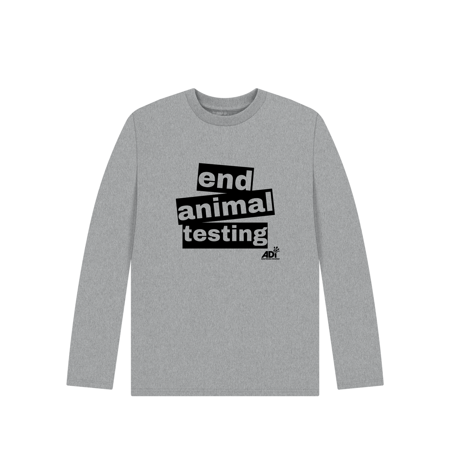 Athletic Grey Printed Kids T-Shirt Front