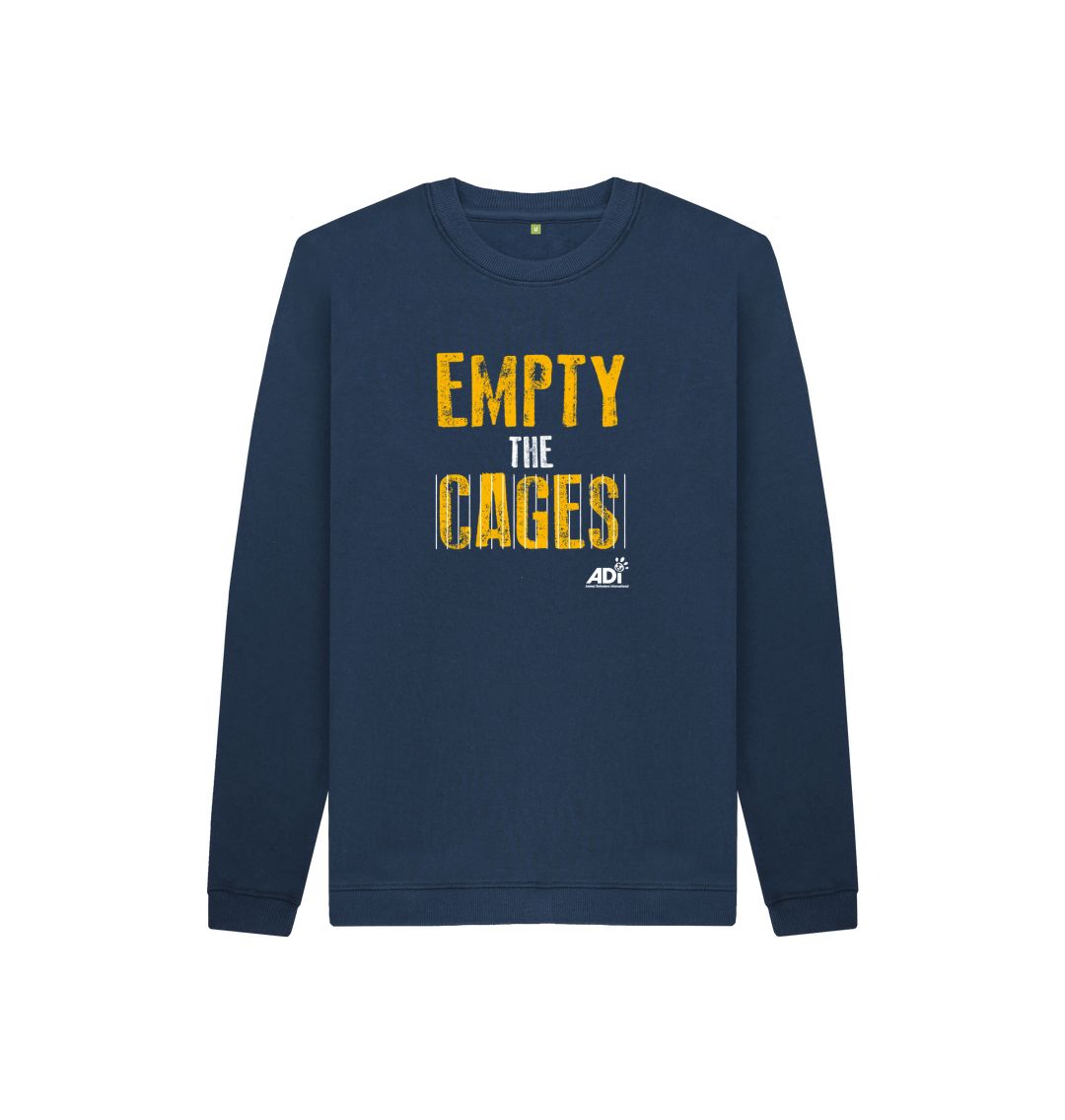 Navy Blue Empty The Cages Kids Jumper