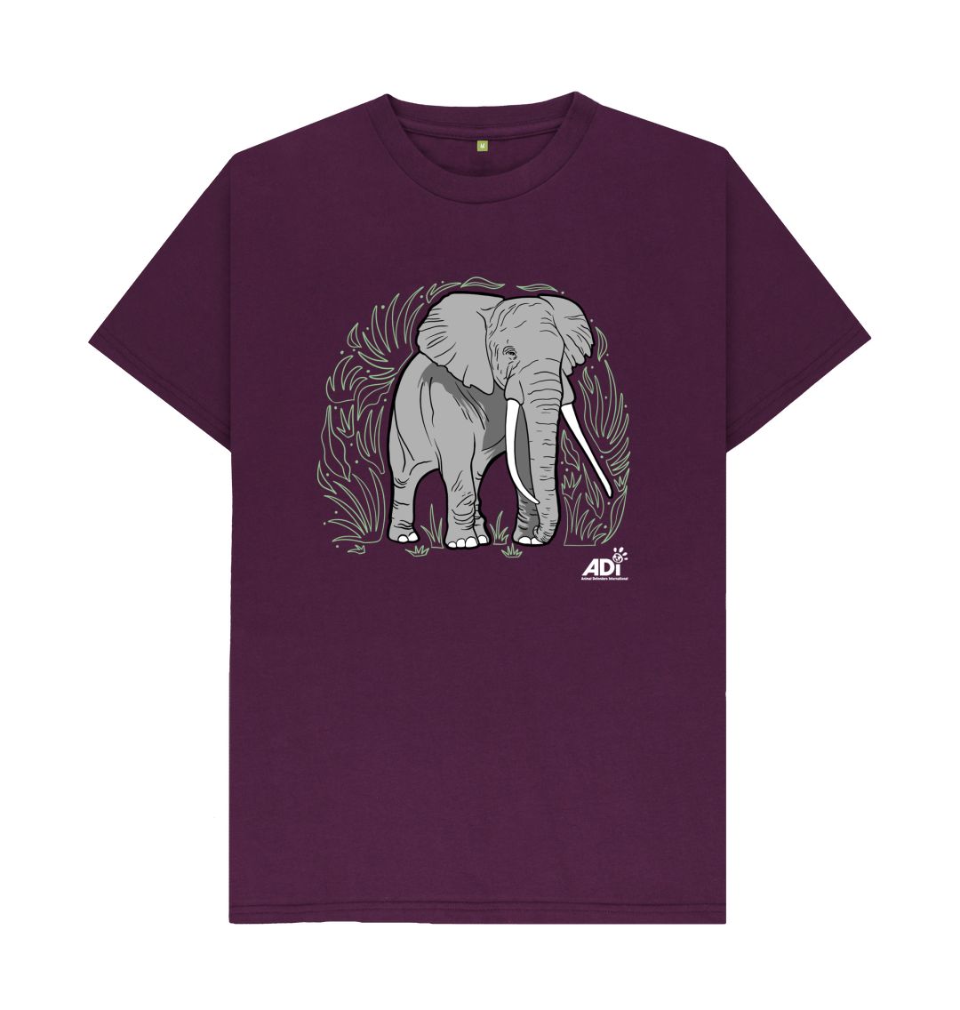 Purple Elephant Men's T-Shirt