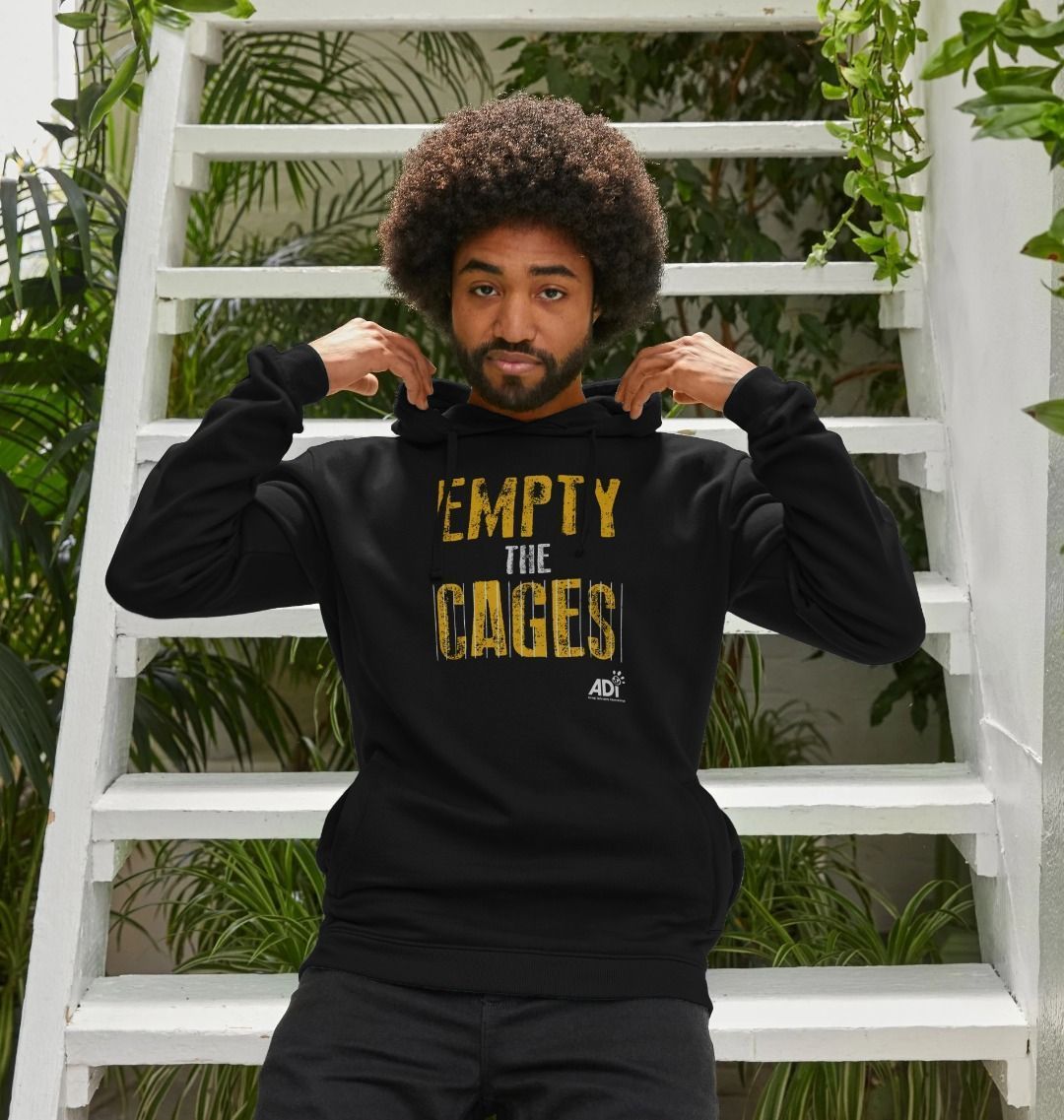 Empty The Cages Men's Hoody