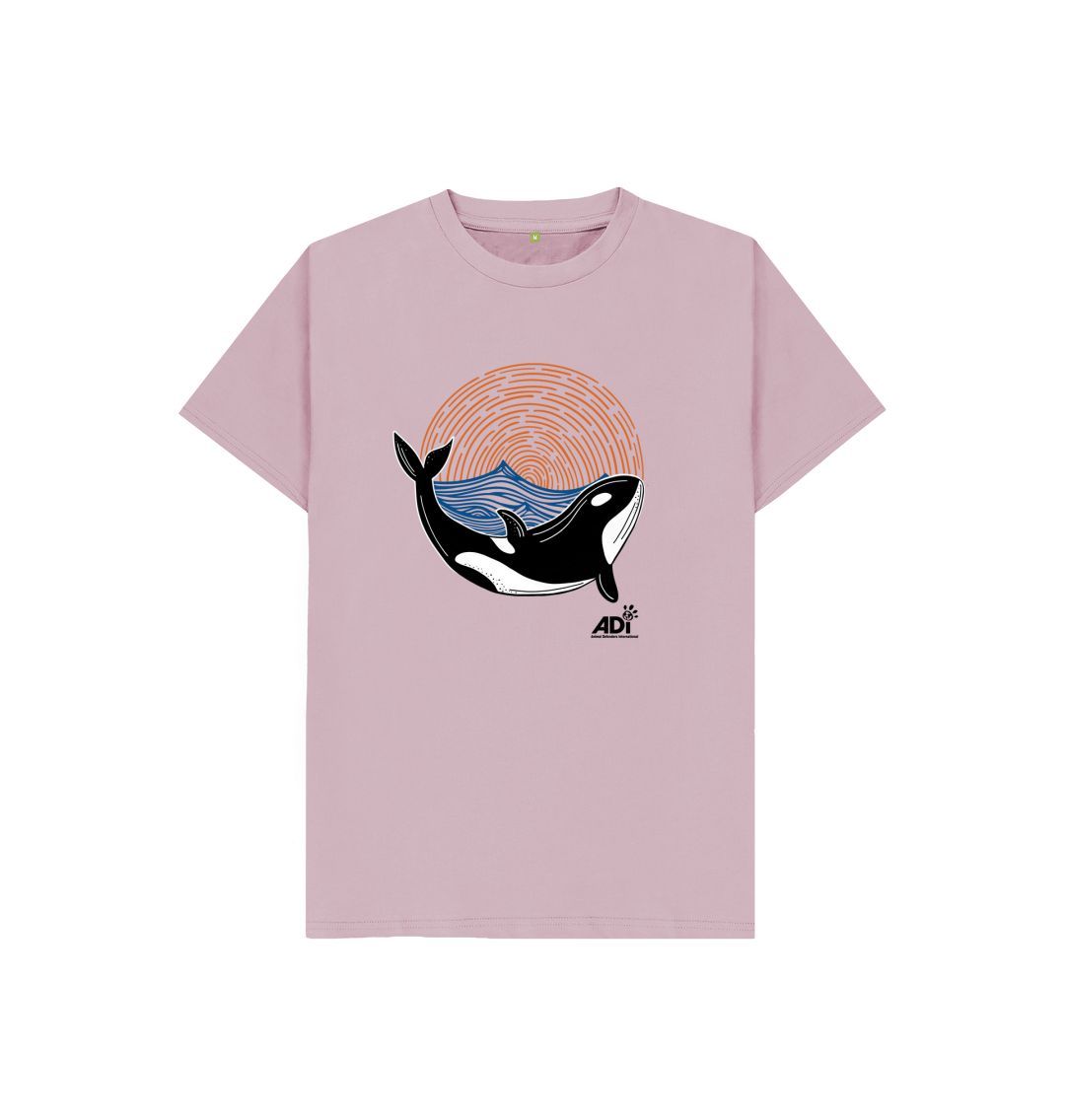 Mauve Orca Kids T-Shirt