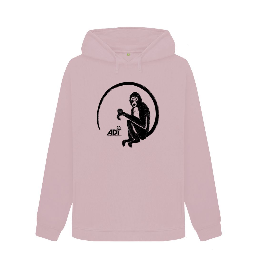 Mauve Spider Monkey Women's Hoodie