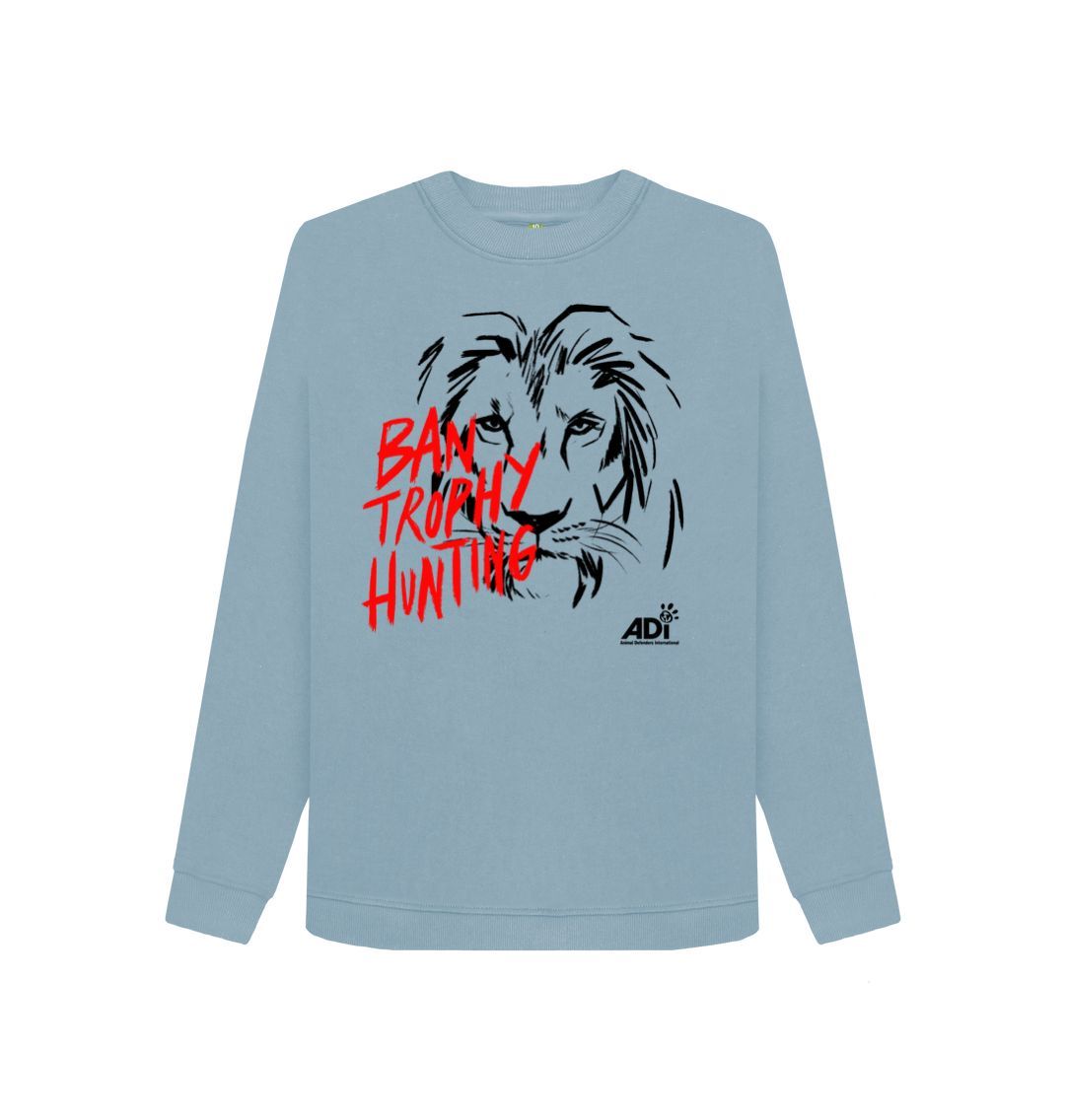 Stone Blue Ban Trophy Hunting Women's Jumper