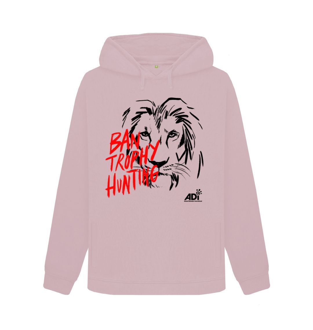 Mauve Ban Trophy Hunting Women's Hoodie