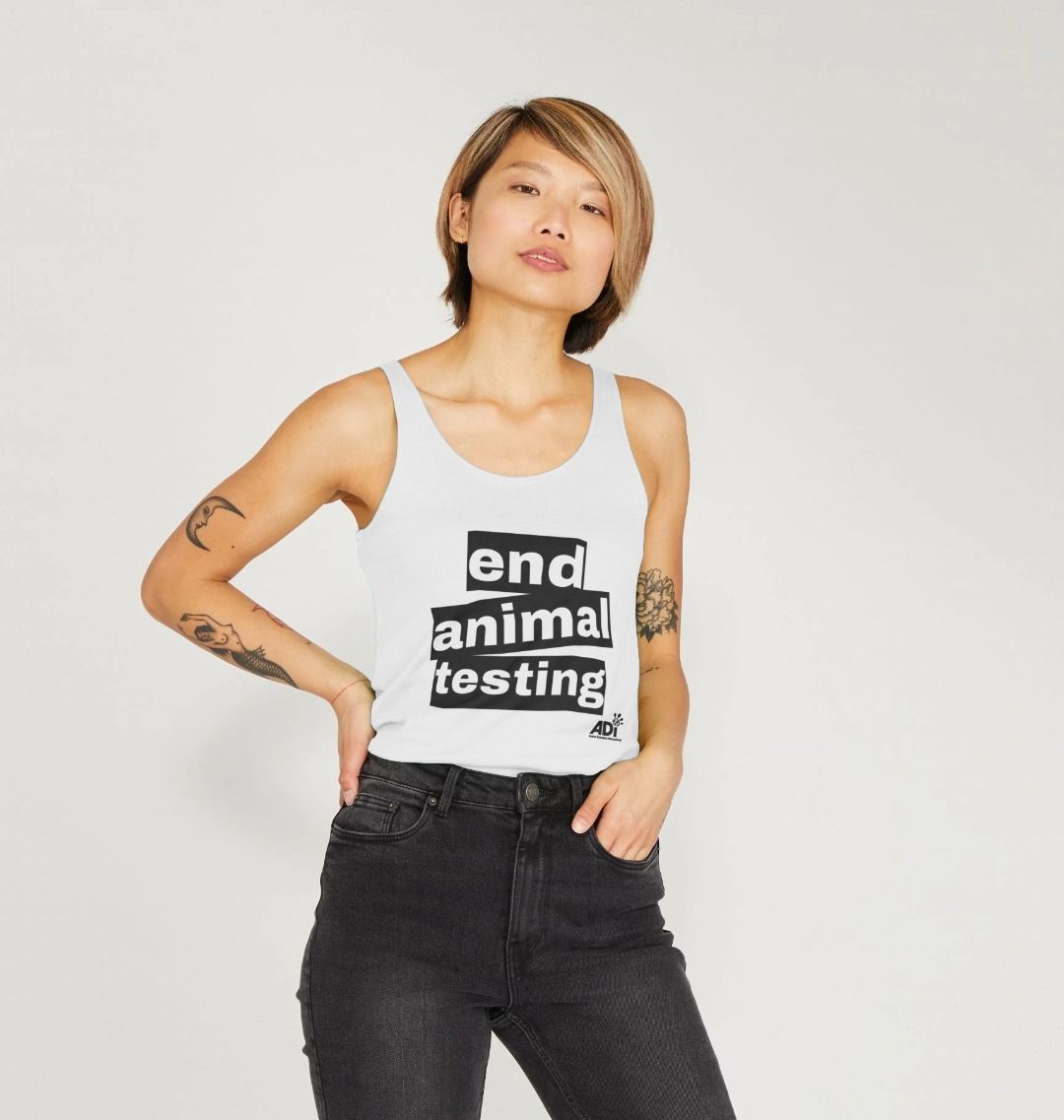End Animal Testing Women's Vest Top