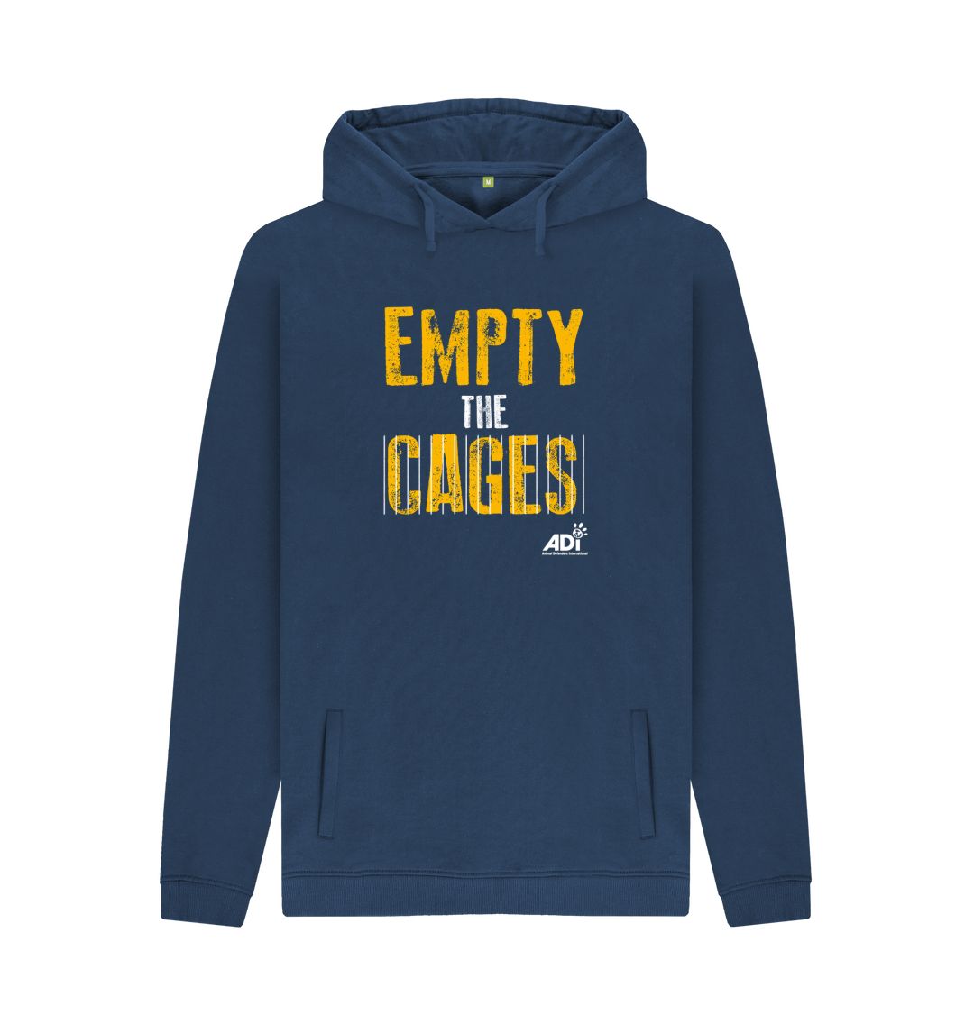 Navy Empty The Cages Men's Hoody