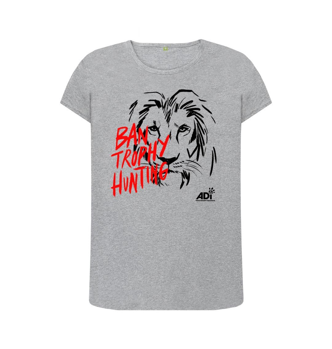 Athletic Grey Ban Trophy Hunting Women's Top