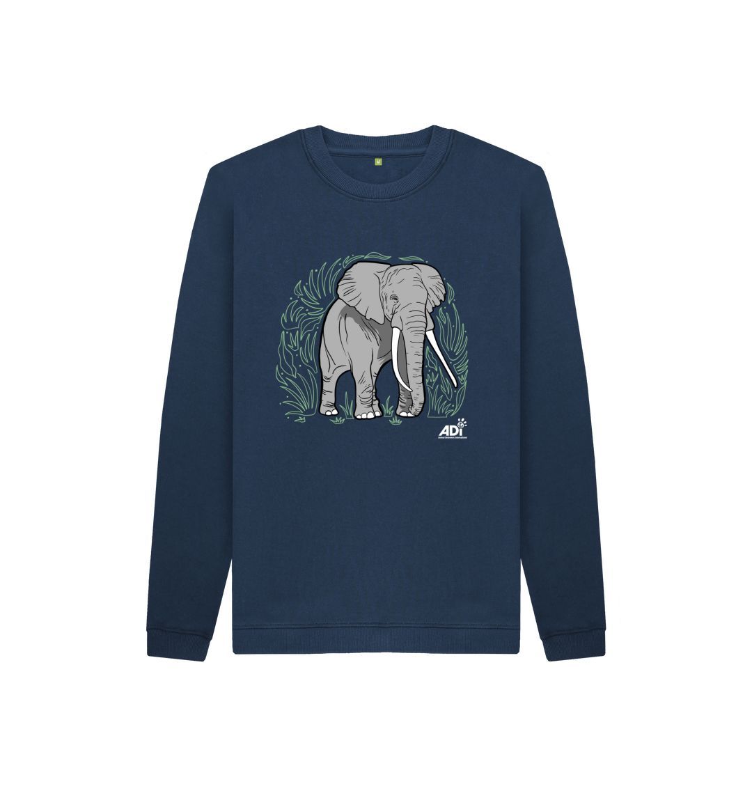 Navy Blue Elephant Kids Jumper