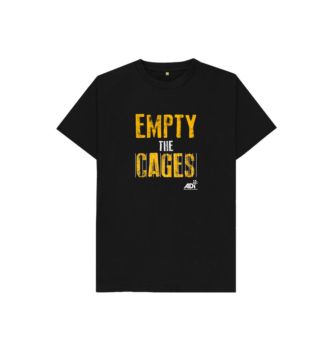 Black Empty The Cages Kids T-shirt