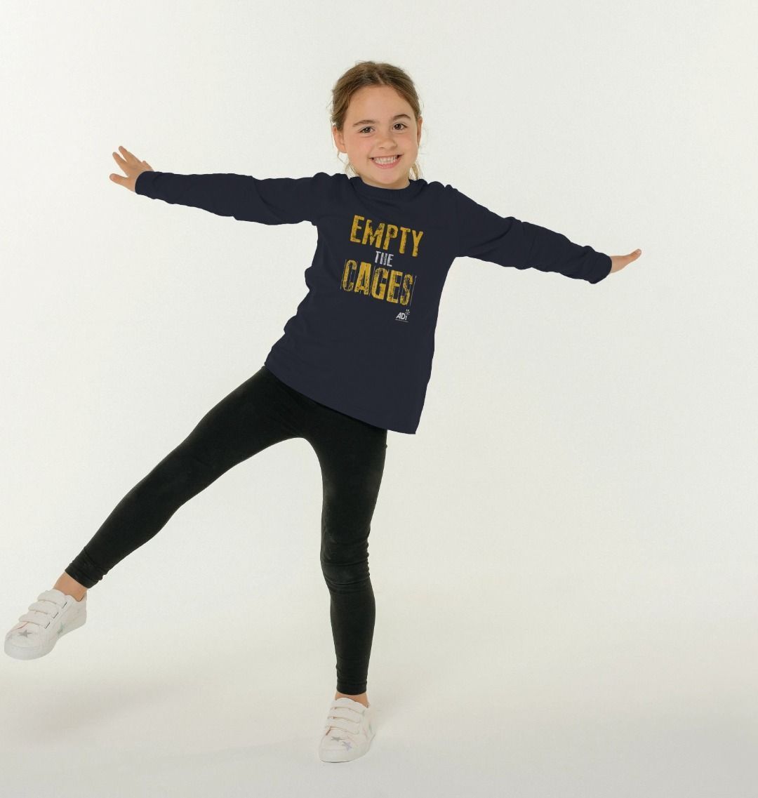 Empty The Cages Kids Long Sleeved T-shirt