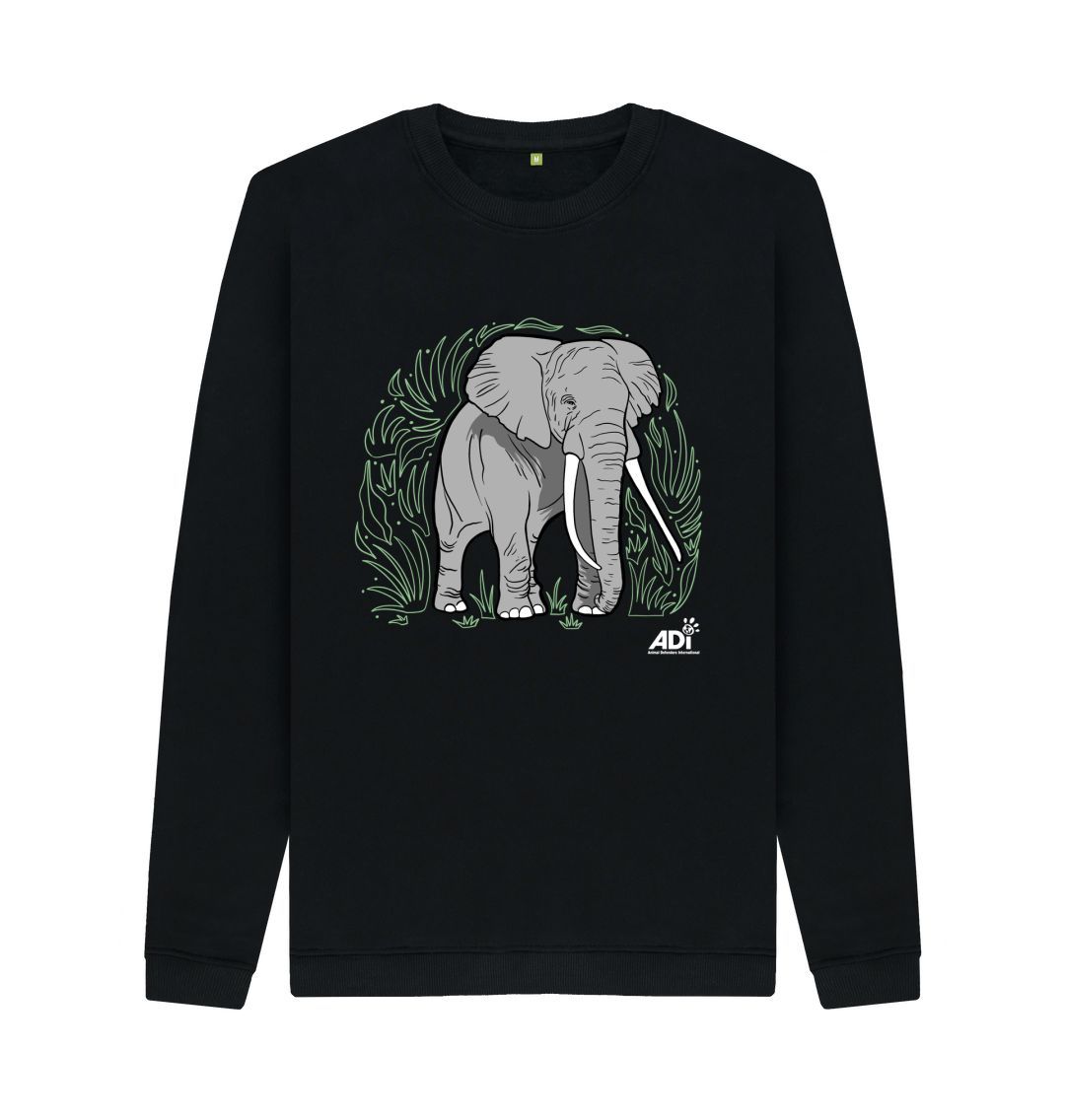 Black Elephant Men's Sweatshirt