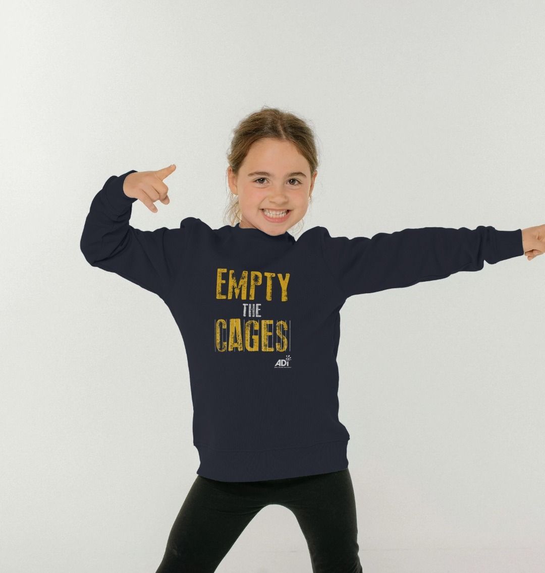 Empty The Cages Kids Jumper