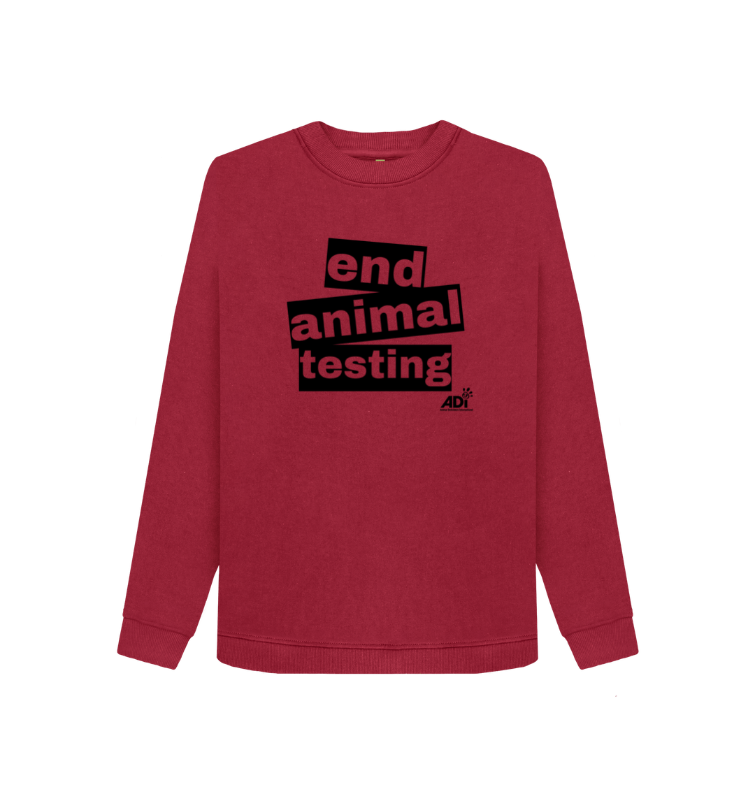 Cherry End Animal Testing Women's Jumper