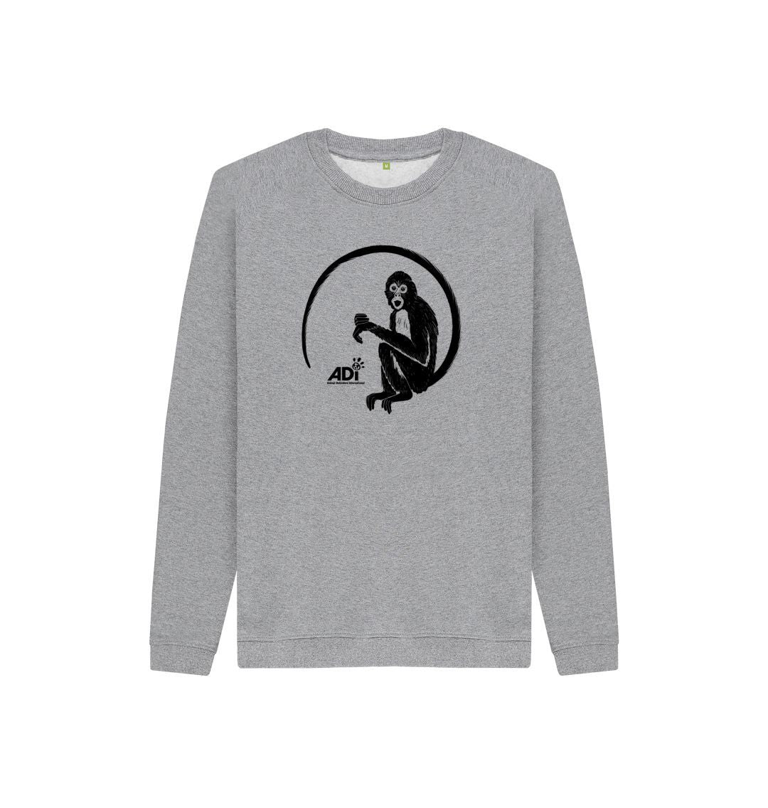 Athletic Grey Spider Monkey Kids Jumper