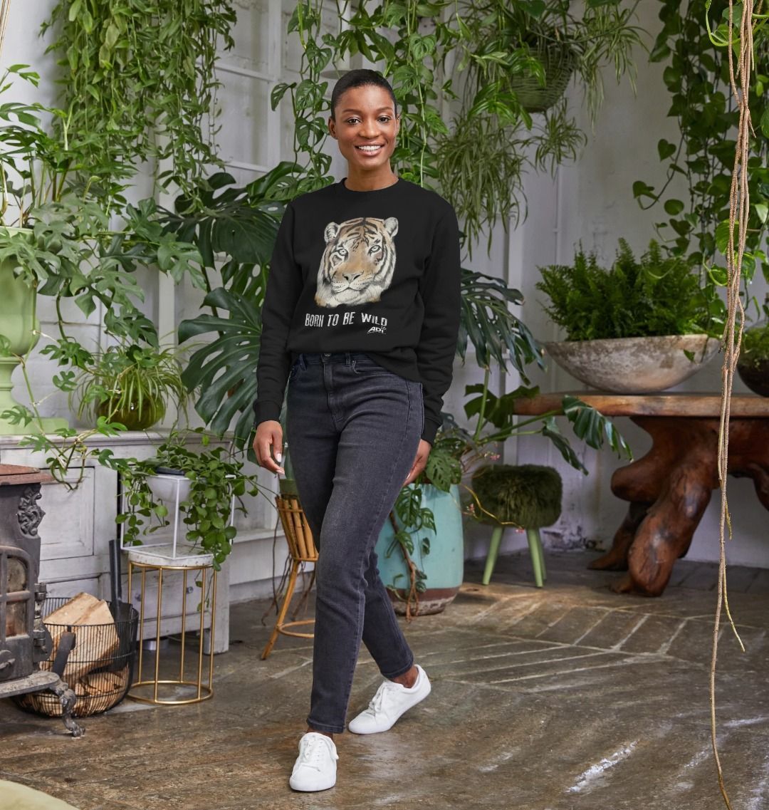 Born To Be Wild Dark Women's Jumper