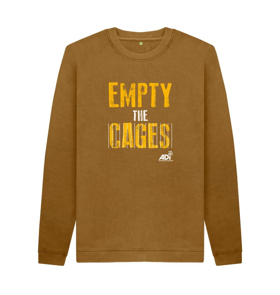 Brown Empty The Cages Men's Sweatshirt
