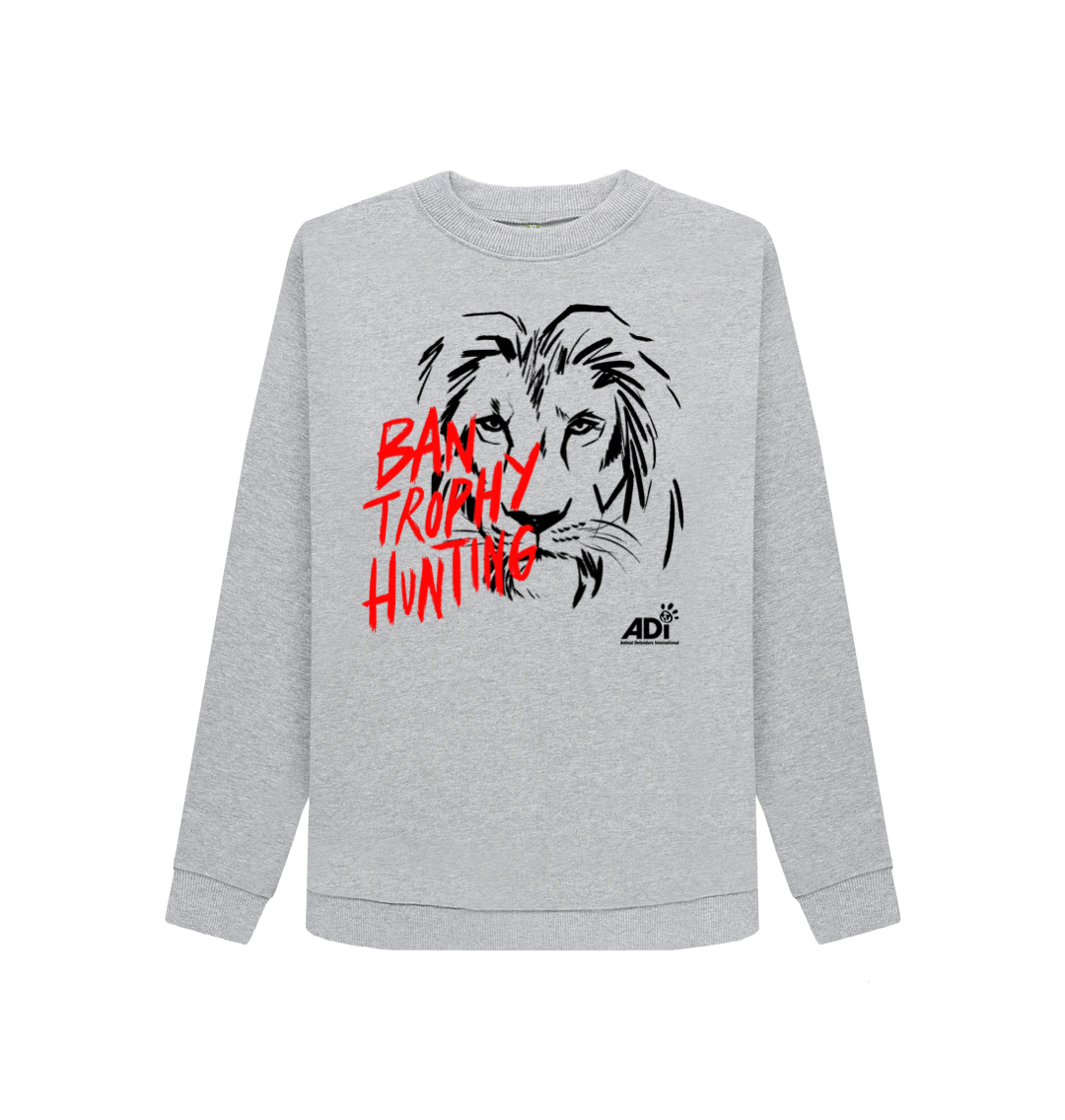 Light Heather Printed Sweater Front