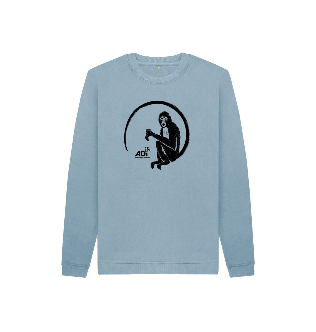 Stone Blue Spider Monkey Kids Jumper