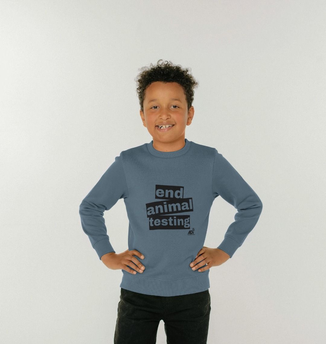 End Animal Testing Kids Jumper