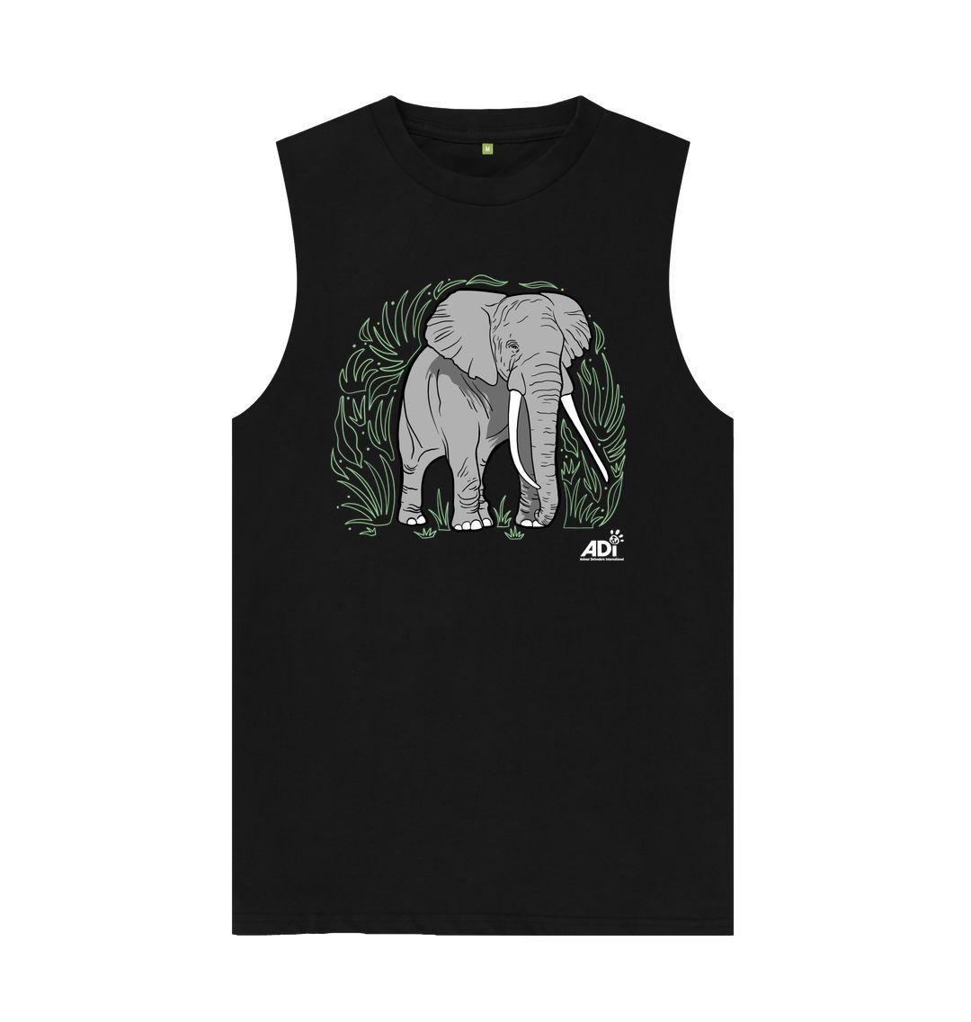 Black Elephant Men's Tank Top
